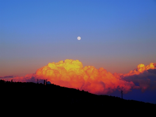 Landscape horizon mountain cloud Photo