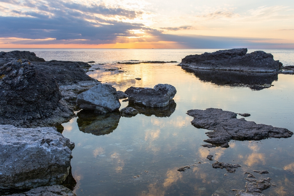 Paysage mer côte eau