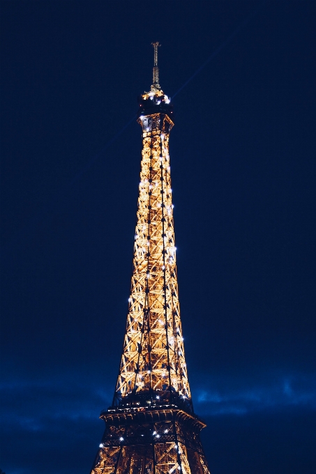 Architettura struttura notte torre eiffel