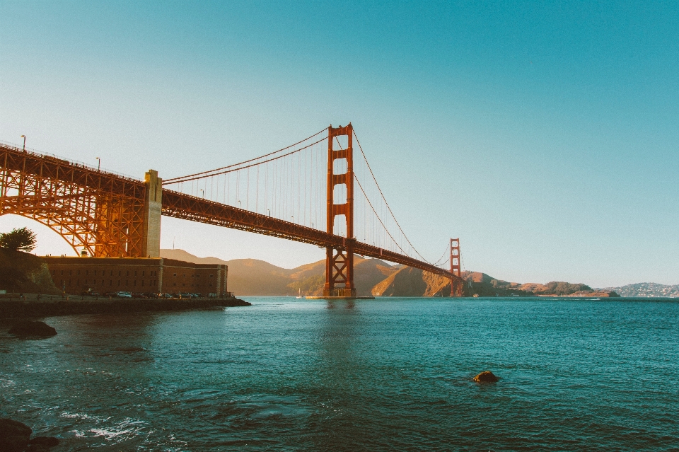 Sea water horizon bridge