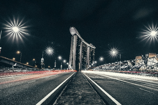 Light architecture road bridge Photo