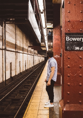 Foto Orang kayu melacak new york