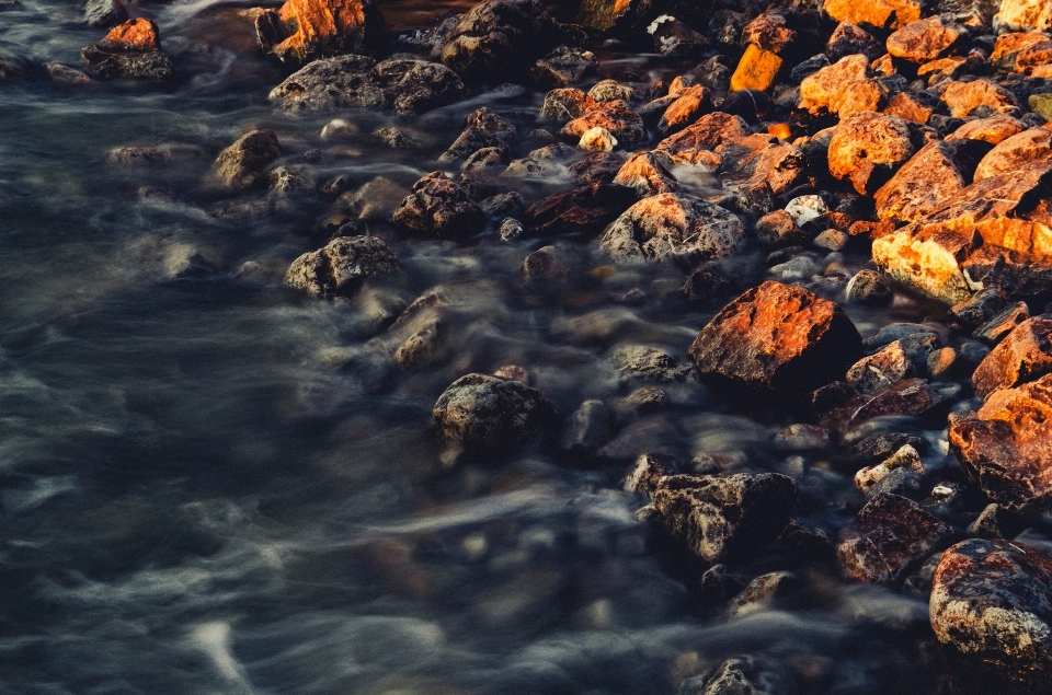 Mare acqua natura rock