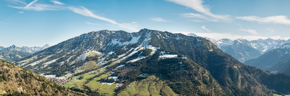 風景 自然 山 雪