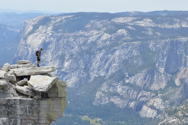 Rock berg schnee wandern
 Foto