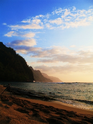 Beach landscape sea coast Photo