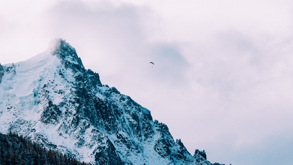 Nature mountain snow cloud