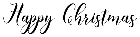 Happy Christmas Font