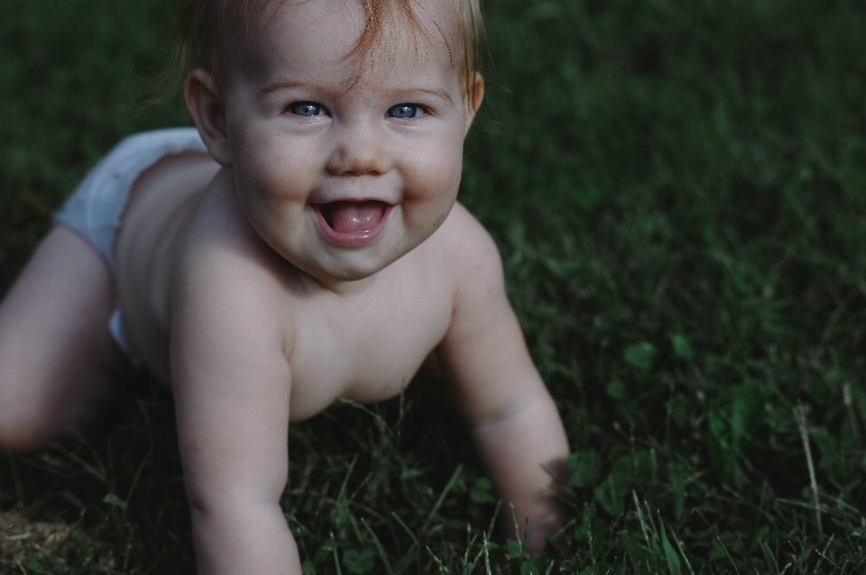 Herbe personne fille portrait