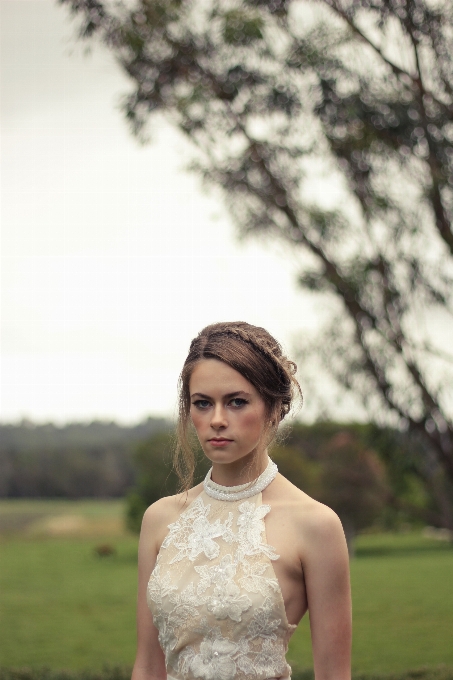 Girl woman hair flower