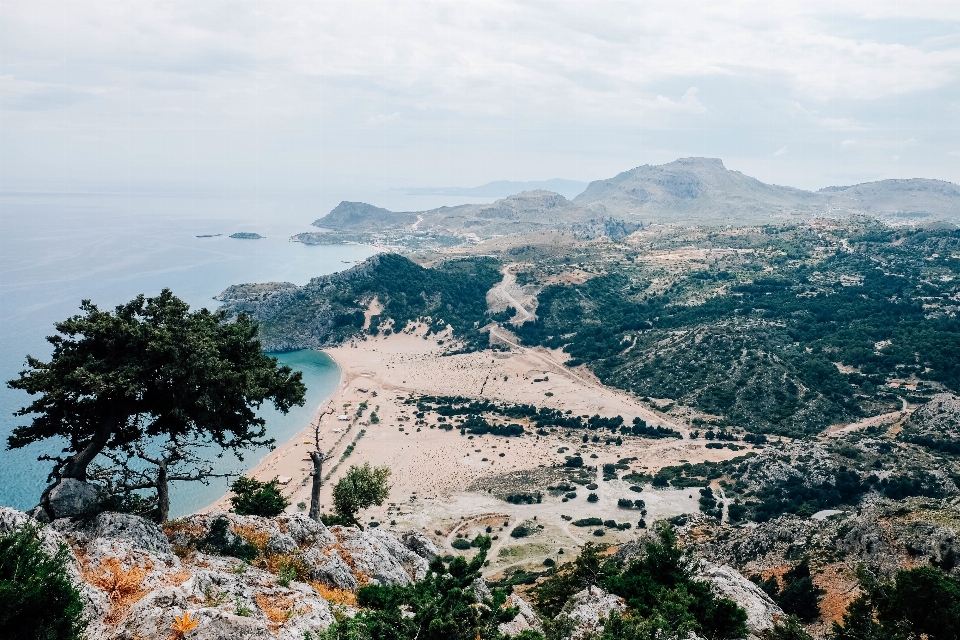 Plage paysage mer côte