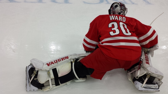 Snow player ice hockey Photo