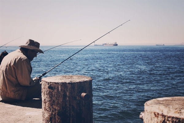 Sea recreation fishing fisherman Photo