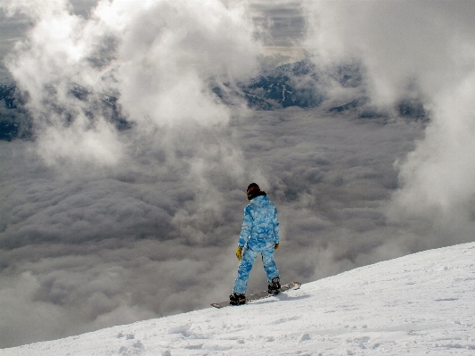 山 雪 冬 クラウド 写真