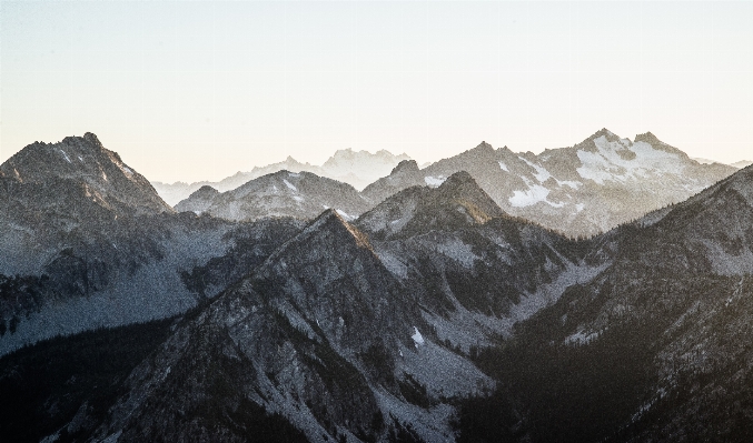 風景 木 山 雪 写真