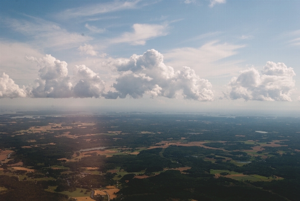 Foto Paisaje horizonte montaña nube