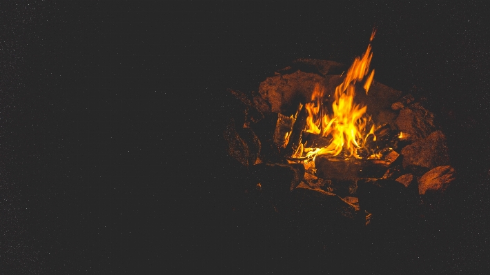 Flame fire darkness camping Photo