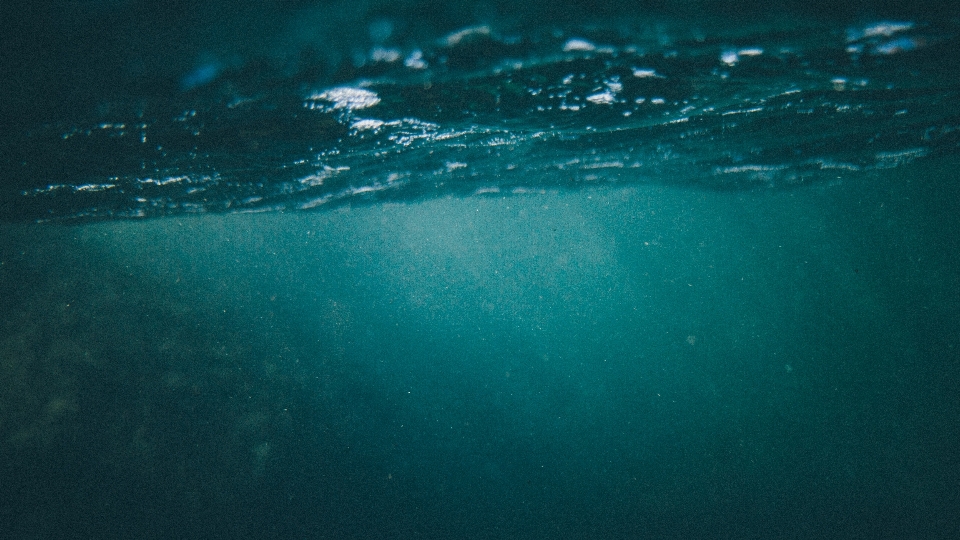 Mare oceano onda sott'acqua