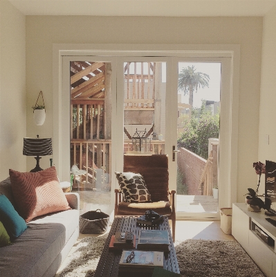 Wood floor window home Photo