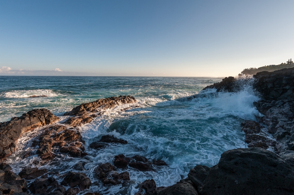 Praia paisagem mar costa