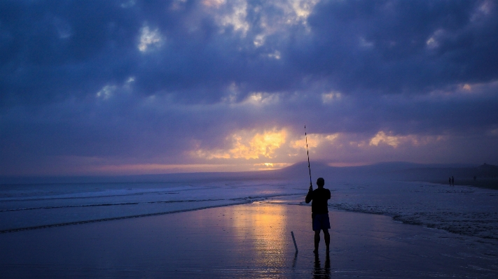 Foto Pantai laut pesisir cakrawala