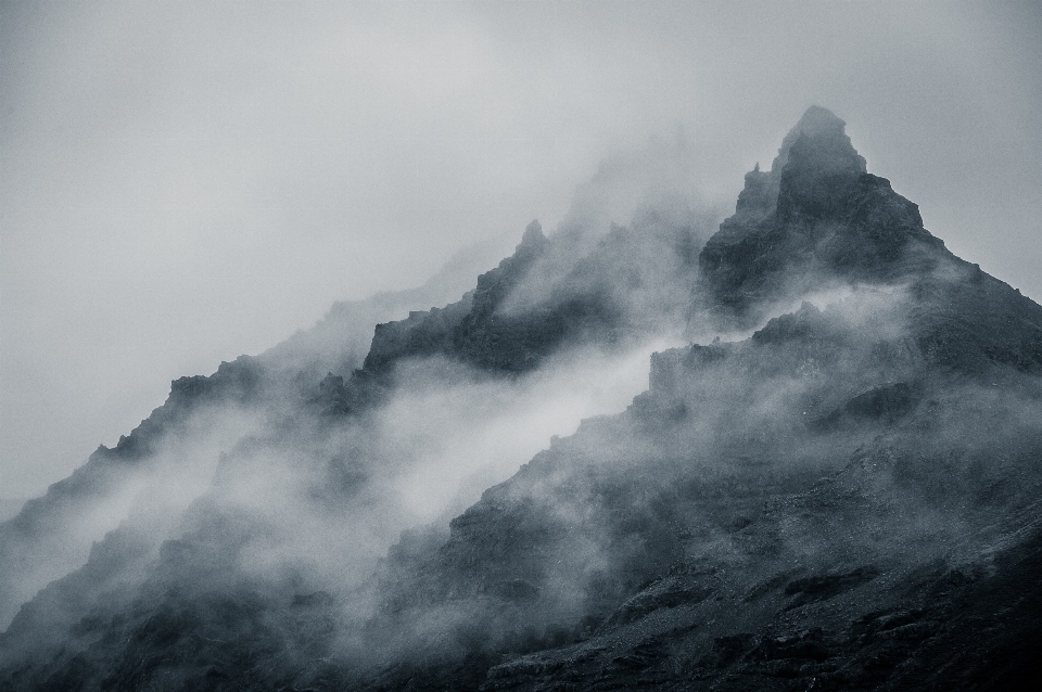 山 クラウド 空 霧