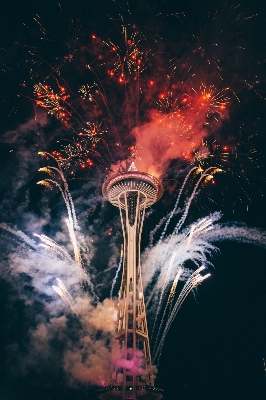 Night recreation sparkler firework Photo