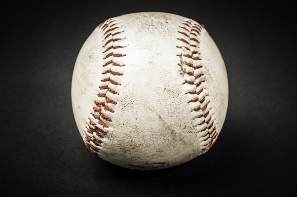 Wood baseball sport vase Photo