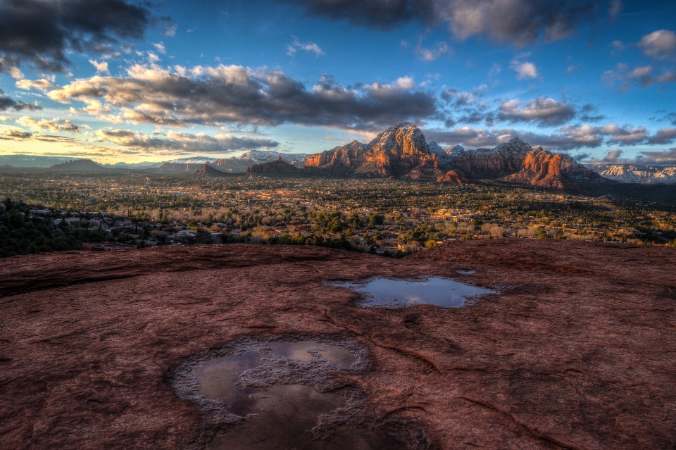 Landscape nature rock horizon