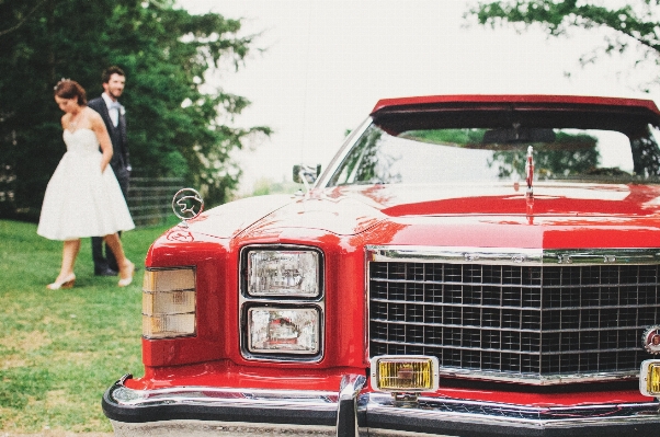 車 車両 カップル 結婚式 写真