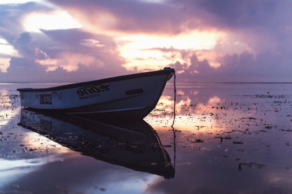 Sea ocean cloud sunrise Photo