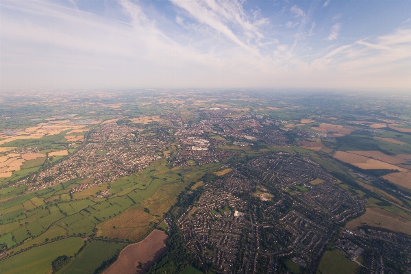 Horizon cloud sky field Photo