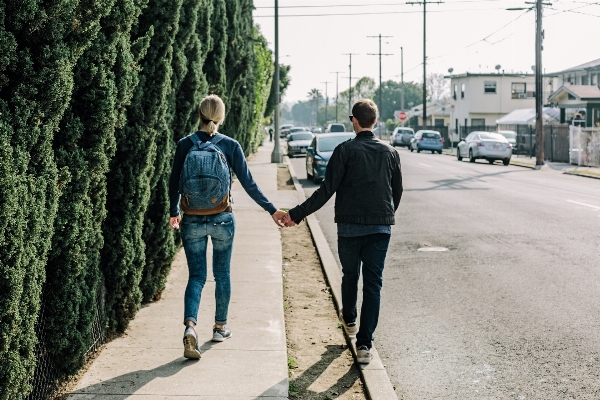 Pedestrian walking road street Photo