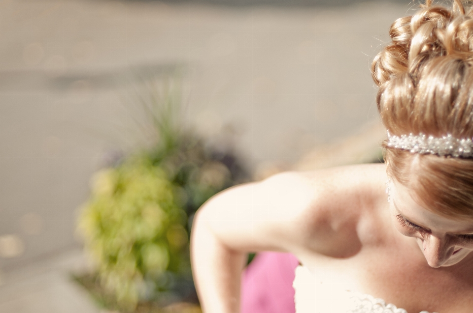 Frau fotografie blume hochzeit