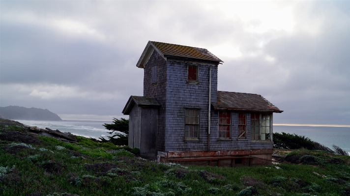 Sea coast ocean lighthouse Photo