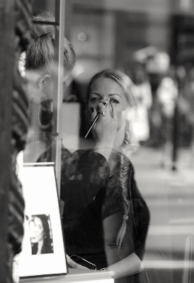 Foto Uomo persona bianco e nero
 donna