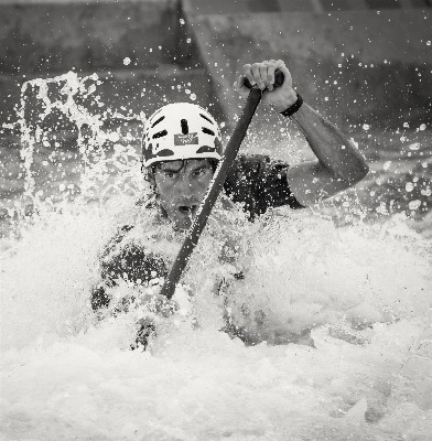 Man black and white sport Photo