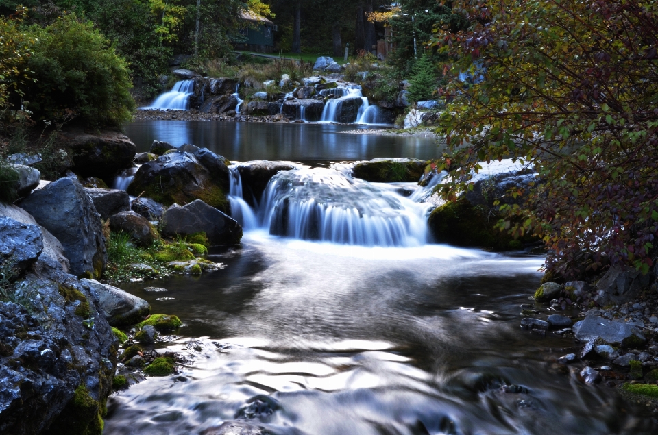 Lanskap air alam terjun