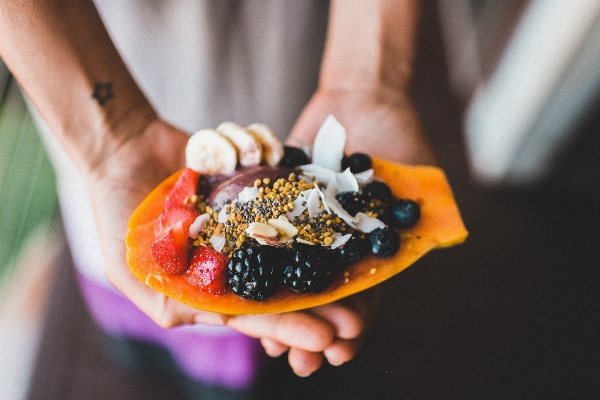 Hand plant fruit flower Photo