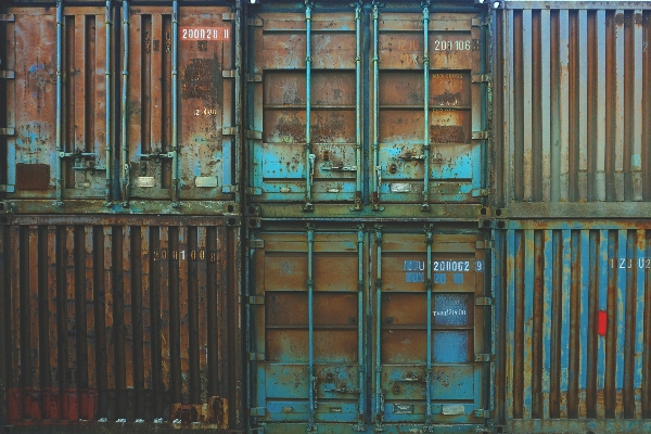 Wood window wall facade Photo