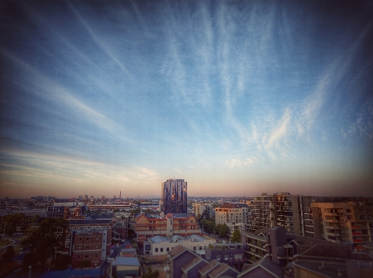 Horizon cloud sky sunrise Photo