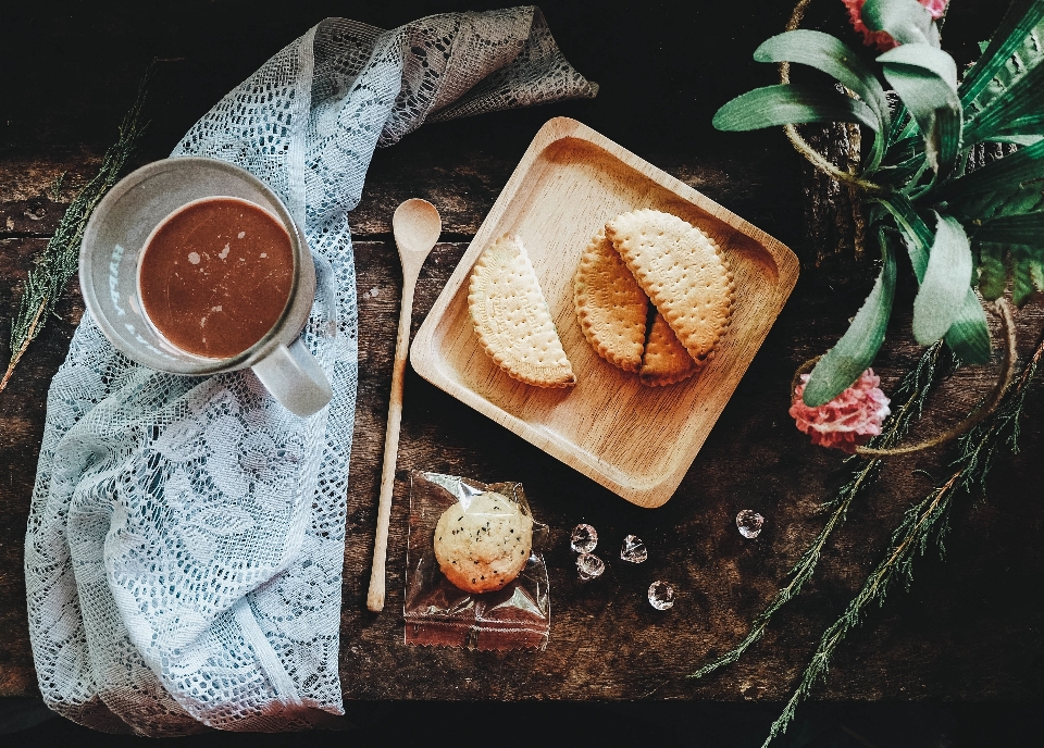 Comida alimento cordón
 desayuno