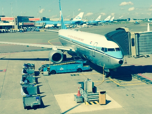 Airport airplane aircraft vehicle Photo