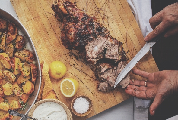 Hand dish food cooking Photo