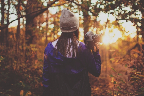 Forest person people girl Photo