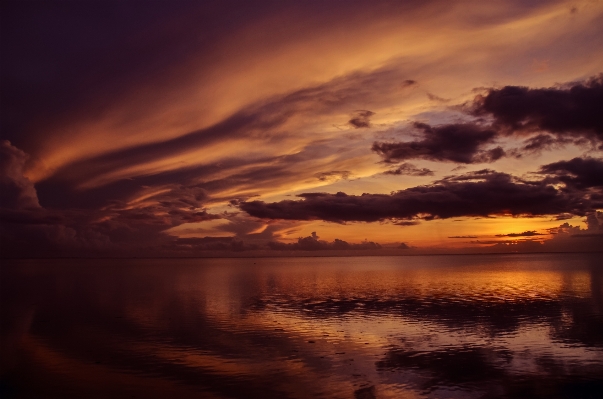 Sea water horizon cloud Photo