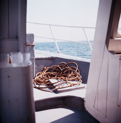 Sea water rope wood Photo