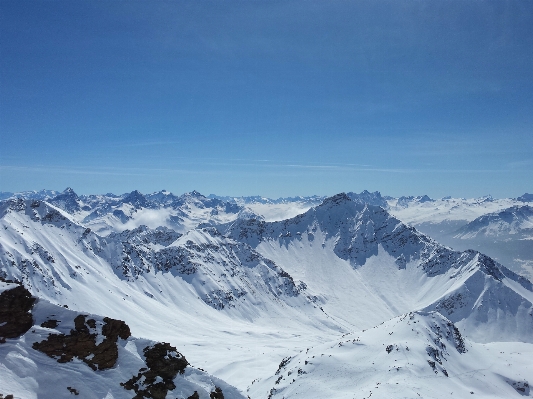 Photo Rock montagne neige hiver