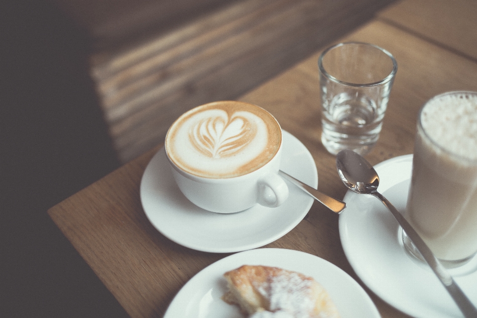 Caffè bicchiere tazza latte macchiato