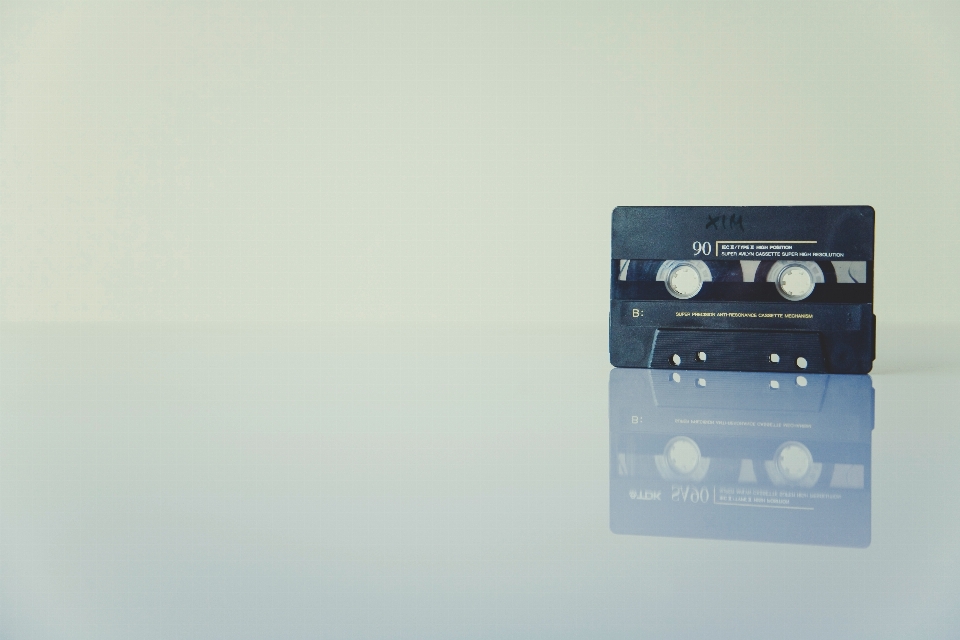 Music retro reflection record tape